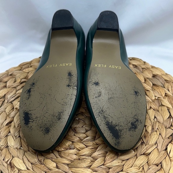 Easy Street Women's Halo Green Round Toe Kitten Heels Shoes - Picture 7 of 8
